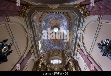 Cappella del Santissimo Sacramento, Cattedrale Latina, Basilica cattedrale dell'assunzione, Leopoli, Ucraina Foto Stock