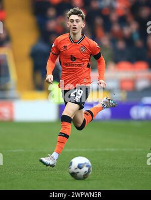 9 marzo 2024; Tannadice Park, Dundee, Scozia: Scottish Championship Football, Dundee United contro Arbroath; Miller Thomson del Dundee United Foto Stock