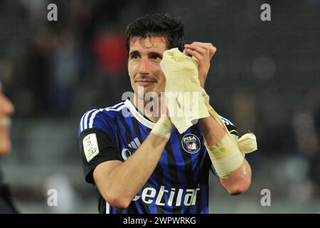 Pisa, Italia. 9 marzo 2024. c durante il Pisa SC vs Ternana calcio, partita di serie B a Pisa, Italia, 9 marzo 2024 Credit: Independent Photo Agency/Alamy Live News Foto Stock