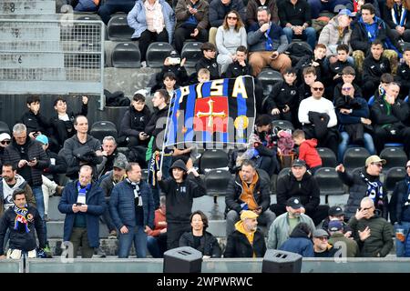 Pisa, Italia. 9 marzo 2024. Tifosi del Pisa durante il Pisa SC vs Ternana calcio, partita italiana di serie B a Pisa, Italia, 9 marzo 2024 credito: Agenzia fotografica indipendente/Alamy Live News Foto Stock