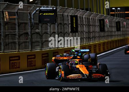 Jeddah, Arabia Saudita. 9 marzo 2024. Oscar Piastri (AUS) McLaren MCL38. 09.03.2024. Formula 1 World Championship, Rd 2, Saudi Arabian Grand Prix, Jeddah, Arabia Saudita, Race Day. Il credito fotografico dovrebbe essere: XPB/Alamy Live News. Foto Stock