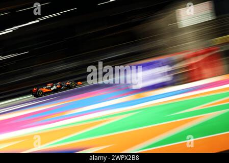 Jeddah, Arabia Saudita. 9 marzo 2024. Oscar Piastri (AUS) McLaren MCL38. 09.03.2024. Formula 1 World Championship, Rd 2, Saudi Arabian Grand Prix, Jeddah, Arabia Saudita, Race Day. Il credito fotografico dovrebbe essere: XPB/Alamy Live News. Foto Stock