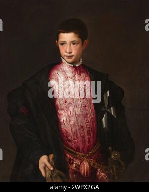 Ranuccio Farnese. Tiziano. 1541-1542. Foto Stock