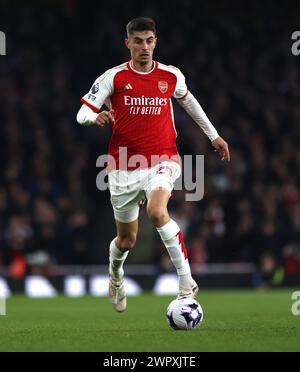 Londra, Regno Unito. 9 marzo 2024. Kai Havertz (A) alla partita Arsenal contro Brentford EPL, all'Emirates Stadium di Londra, Regno Unito il 9 marzo 2024. Crediti: Paul Marriott/Alamy Live News Foto Stock