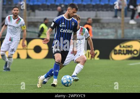 Pisa, Italia. 9 marzo 2024. Marius Marin (Pisa) durante il Pisa SC vs Ternana calcio, partita di serie B a Pisa, Italia, 9 marzo 2024 credito: Agenzia fotografica indipendente/Alamy Live News Foto Stock