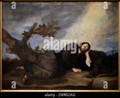 "Jacob's Dream", 1639, José de Ribera (Jusepe de Ribera, lo spagnoletto), Museo del Prado, Madrid, Spagna, Europa Foto Stock