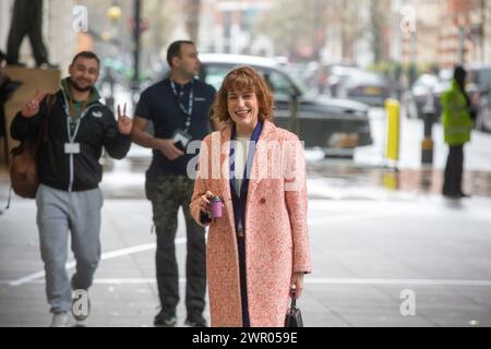 Londra, Inghilterra, Regno Unito. 10 marzo 2024. VITORIA ATKINS è vista fuori dalla BBC mentre appare domenica con Laura Kuenssberg. (Credit Image: © Tayfun Salci/ZUMA Press Wire) SOLO PER USO EDITORIALE! Non per USO commerciale! Foto Stock