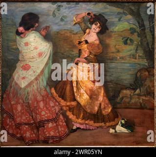 "Bailarinas andaluzas", 1903, Ignacio Zuloaga (1870-1945), Museo de Bellas Artes, Bilbao, Bizkaia, Paesi Baschi, Spagna Foto Stock