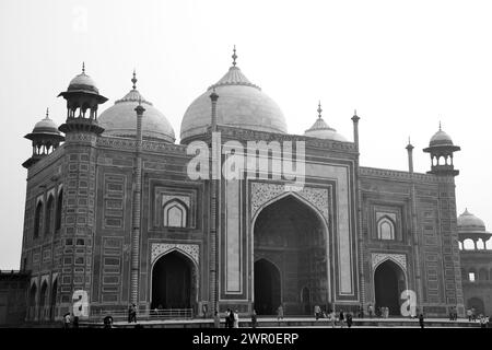 Jawab Masjid o Taj Mahal Mosque, Taj Mahal Complex, Agra, Uttar Pradesh, India Foto Stock