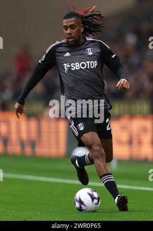 Wolverhampton, Regno Unito. 9 marzo 2024. Alex Iwobi del Fulham in azione durante la partita di Premier League a Molineux, Wolverhampton. Il credito per immagini dovrebbe essere: Cameron Smith/Sportimage Credit: Sportimage Ltd/Alamy Live News Foto Stock