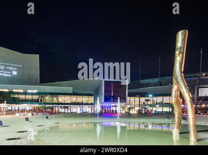 Bregenz: Festival Hall Festspielhaus Bregenz a Bodensee (Lago di Costanza), Vorarlberg, Austria Foto Stock