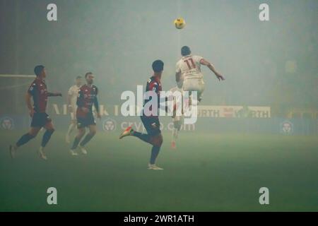 Genova, Italia. 9 marzo 2024. Milan Djuric, durante il CFC Genoa vs AC Monza, serie A, allo Stadio Luigi Ferraris. Crediti: Alessio Morgese/Alessio Morgese/Emage/Alamy live news Foto Stock