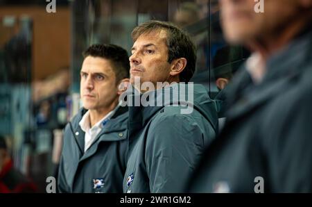 Schwenninger Wild Wings - Adler Mannheim, Helios Arena, Penny DEL, 23. Spieltag Hauptrunde: Dallas Eakins, Cheftrainer e Sportchef Adler Mannheim. ( Foto Stock