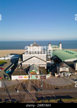 6 marzo 2024. Great Yarmouth, Regno Unito. I fondi della lotteria di 12,3 milioni di sterline sono garantiti per il restauro dell'ultima casa di vetro vittoriana sopravvissuta del Regno Unito a Great Yarmouth. Conosciuto localmente come Palazzo del popolo, i lavori dovrebbero essere completati entro il 2027. Foto Stock