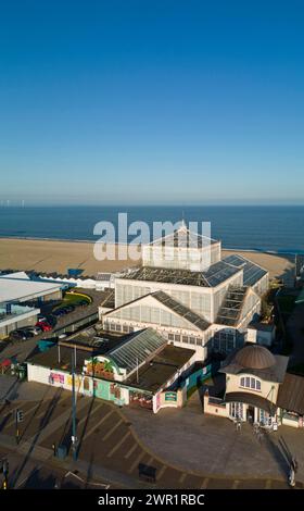 6 marzo 2024. Great Yarmouth, Regno Unito. I fondi della lotteria di 12,3 milioni di sterline sono garantiti per il restauro dell'ultima casa di vetro vittoriana sopravvissuta del Regno Unito a Great Yarmouth. Conosciuto localmente come Palazzo del popolo, i lavori dovrebbero essere completati entro il 2027. Foto Stock