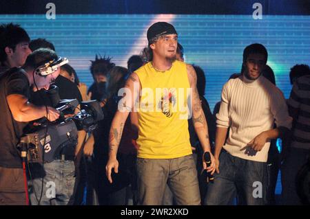 Milano Italia 11/10/2006: J-Ax, cantante italiana durante il programma musicale CD Live Foto Stock