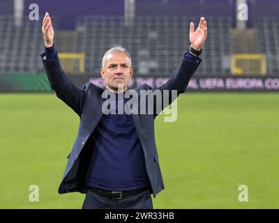 BRUXELLES - l'allenatore del Fenerbahce SK Ismail Kartal durante la gara di UEFA Europa League dei 16 incontri tra R. Union Sint Gillis e Fenerbahce SK allo stadio lotto Park il 7 marzo 2024 a Bruxelles, Belgio. ANP | Hollandse Hoogte | GERRIT VAN COLOGNE Foto Stock