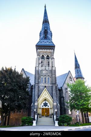 La prima chiesa presbiteriana Foto Stock