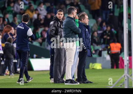 Siviglia, Spagna. 10 marzo 2024. SIVIGLIA, SPAGNA - 10 MARZO: Marc Bartra del Real Betis durante la Liga EA Sports match tra Real Betis e Villarreal CF a Benito Villamarin il 10 marzo 2024 a Siviglia, Spagna. (Immagine di credito: © Jose Luis Contreras/DAX tramite ZUMA Press Wire) SOLO PER USO EDITORIALE! Non per USO commerciale! Foto Stock