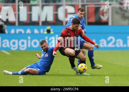 Milano, Italia. 10 marzo 2024. Milano - Italia - 10 marzo 2024 - Milano vs Empoli serie A - lukic Credit: Kines Milano/Alamy Live News Foto Stock