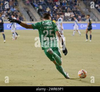 CHESTER, Pennsylvania, USA - 5 MARZO 2024 - Philadelphia Union vs. CF Pachuca al Subaru Park. (Foto di Paul J. Froggatt/FamousPixs/Alamy Stock Photo) Foto Stock