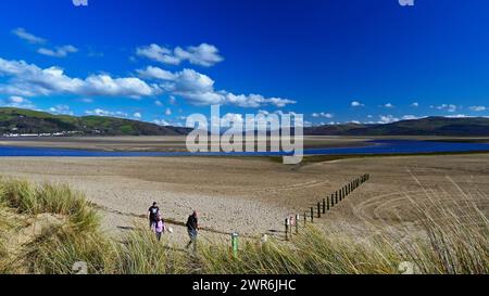 Primavera sull'estuario Dyfi, Ceredigion Wales UK Foto Stock