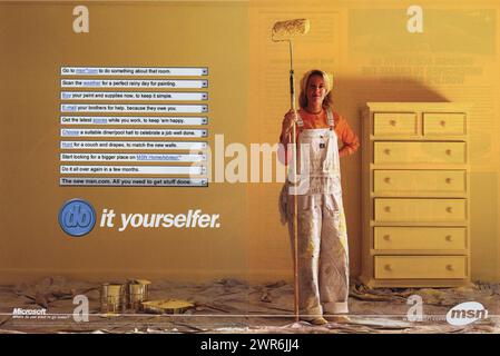 Rivista vintage "Time" 22 febbraio 1999 pubblicità, USA Foto Stock