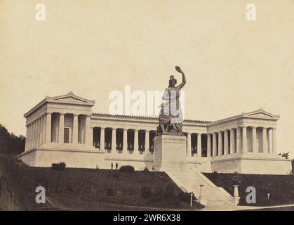 Monaco, anonimo, c. 1850 - c. 1900, supporto fotografico, stampa albume, altezza 147 mm x larghezza 202 mm, altezza 206 mm x larghezza 147 mm, fotografia Foto Stock