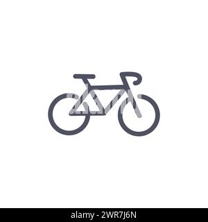 Icona della bicicletta. Foto Stock