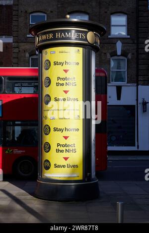 Tower Hamlets Covid regola febbraio 2021 Foto Stock