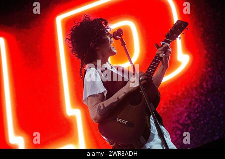 LP (Laura Pergolizzi) in esibizione al Release Athens Festival in Plateia Nerou / Grecia, giugno 2022 Foto Stock