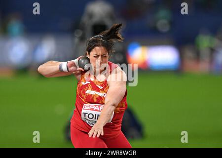 Maria Belen Toimil (Spagna). Shot Put Women. Campionati europei di atletica leggera di Monaco 2022 Foto Stock