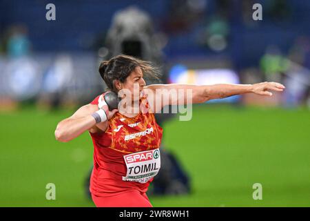 Maria Belen Toimil (Spagna). Shot Put Women. Campionati europei di atletica leggera di Monaco 2022 Foto Stock