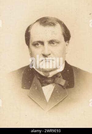 Ritratto di Napoleone Joseph Karel Paul Bonaparte, questa foto fa parte di un album., Charles Reutlinger, 1850 - 1870, cartone, stampa albume, altezza 85 mm x larghezza 53 mm, fotografia Foto Stock