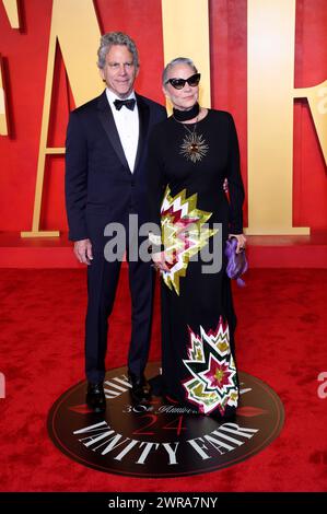 Eric Eisner und Lisa Eisner bei der Vanity Fair Oscar Party 2024 anlässlich der 96. Oscar-Verleihung im Wallis Annenberg Center for the Performing Arts Beverly Hills, 10.03.2024 anni Foto Stock