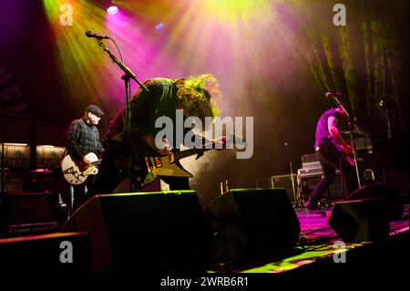 Konzert von The Gaslight Inthem in Berlin am 11.03.2024 gab die US-amerikanische Rockband The Gaslight Anthem ein Konzert in der Berliner Columbiahalle., Berlin Berlin Deutschland Neukölln *** Concerto dell'inno dei Gaslight a Berlino l'11 03 2024 la rock band statunitense The Gaslight Inthem tenne un concerto a Berlino Columbiahalle , Berlino Berlino Germania Neukölln Foto Stock