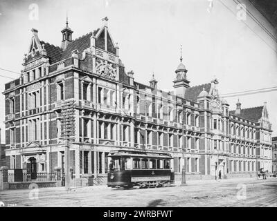 Edificio ferroviario governativo a Wellington, nuova Zelanda, tra il 1900 e il 1920, strutture governative, nuova Zelanda, Wellington, 1900-1920, stampe fotografiche, 1900-1920., stampe fotografiche, 1900-1920, 1 stampa fotografica Foto Stock