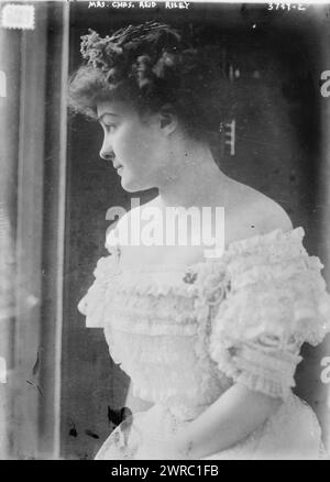 Signora Cas. Reid Riley, tra CA. 1910 e ca. 1920, Glass negative, 1 negativo: Glass Foto Stock