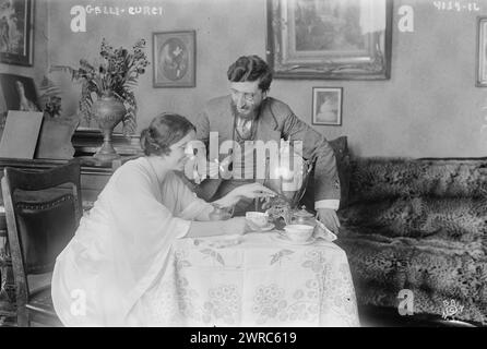 Galli-Curci, Photograph shows Italian coloratura soprano opera cantante Amelita Galli-Curci (1882-1963)., 1917 March 1, Glass negative, 1 negative: Glass Foto Stock