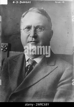 O.D. Bleakley, Photograph shows Orrin Dubbs (1854-1927), che servì come rappresentante degli Stati Uniti dalla Pennsylvania nel 1917., 1917 marzo 23, Glass negatives, 1 negative: Glass Foto Stock