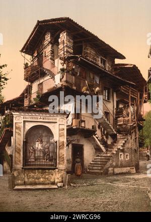 Baveno, Casa Morandi, Lago maggiore, Italia, tra ca. 1890 e ca. 1900., Italia, maggiore, Lago, colore, 1890-1900 Foto Stock