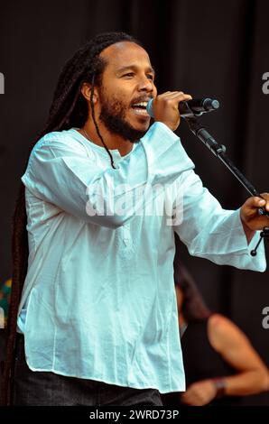 Ziggy Marley, V2011, Hylands Park, Chelmsford, Essex, Regno Unito - 20 agosto 2011 Foto Stock