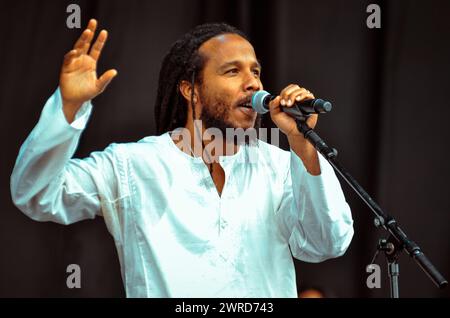 Ziggy Marley, V2011, Hylands Park, Chelmsford, Essex, Regno Unito - 20 agosto 2011 Foto Stock