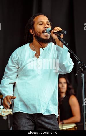 Ziggy Marley, V2011, Hylands Park, Chelmsford, Essex, Regno Unito - 20 agosto 2011 Foto Stock