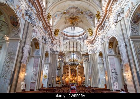 Un dettaglio dell'Università Jagellonica dove Nicolaus Copernico studiò a Cracovia, in Polonia Foto Stock