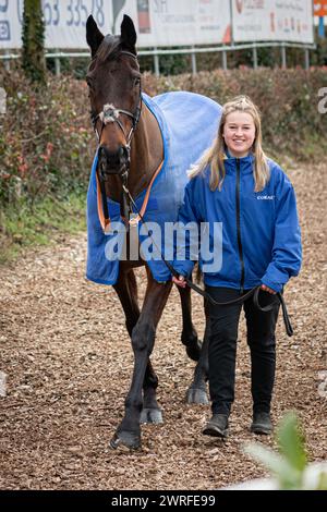 Wincanton Racecourse, giovedì 3 febbraio 2022 - prima gara Foto Stock