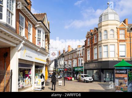 Wellingborough Town Centre Market Street Wellingborough Northamptonshire Inghilterra Regno Unito GB Europa Foto Stock