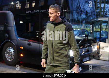 Carlisle, Regno Unito. 12 marzo 2024. Rogan Ravenhill di Barnsley arriva durante la partita di Sky Bet League 1 Carlisle United vs Barnsley a Brunton Park, Carlisle, Regno Unito, 12 marzo 2024 (foto di Mark Cosgrove/News Images) a Carlisle, Regno Unito, il 3/12/2024. (Foto di Mark Cosgrove/News Images/Sipa USA) credito: SIPA USA/Alamy Live News Foto Stock