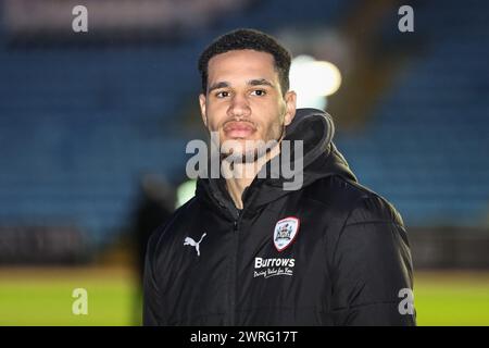 Carlisle, Regno Unito. 12 marzo 2024. Jon Russell di Barnsley arriva durante la partita di Sky Bet League 1 Carlisle United vs Barnsley a Brunton Park, Carlisle, Regno Unito, 12 marzo 2024 (foto di Mark Cosgrove/News Images) a Carlisle, Regno Unito, il 3/12/2024. (Foto di Mark Cosgrove/News Images/Sipa USA) credito: SIPA USA/Alamy Live News Foto Stock