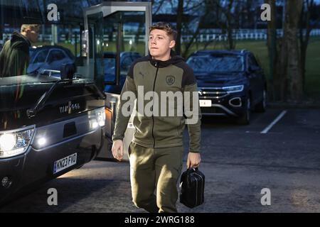 Carlisle, Regno Unito. 12 marzo 2024. Aiden Marsh di Barnsley arriva durante la partita di Sky Bet League 1 Carlisle United vs Barnsley a Brunton Park, Carlisle, Regno Unito, 12 marzo 2024 (foto di Mark Cosgrove/News Images) a Carlisle, Regno Unito, il 3/12/2024. (Foto di Mark Cosgrove/News Images/Sipa USA) credito: SIPA USA/Alamy Live News Foto Stock